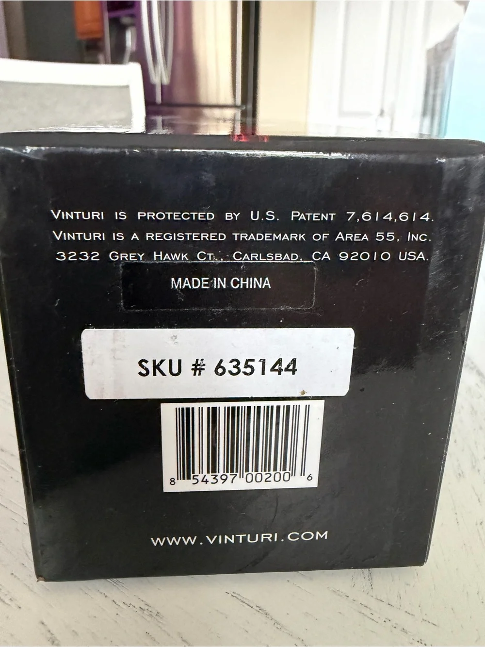 Vinturi Red Wine Aerator - Black